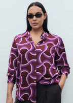 Chemise À Imprimé Abstrait