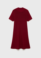 Abito In Maglia Collo Alto