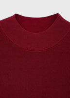 Abito In Maglia Collo Alto