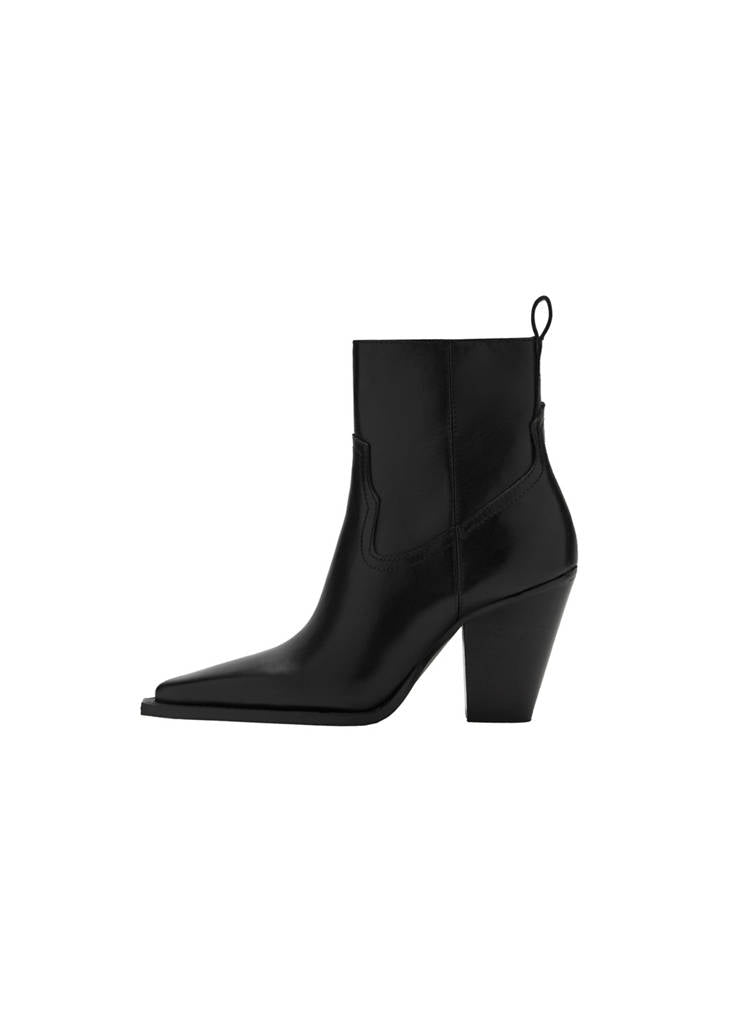 Bottines Cuir Talon Bloc