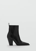 Bottines Cuir Talon Bloc