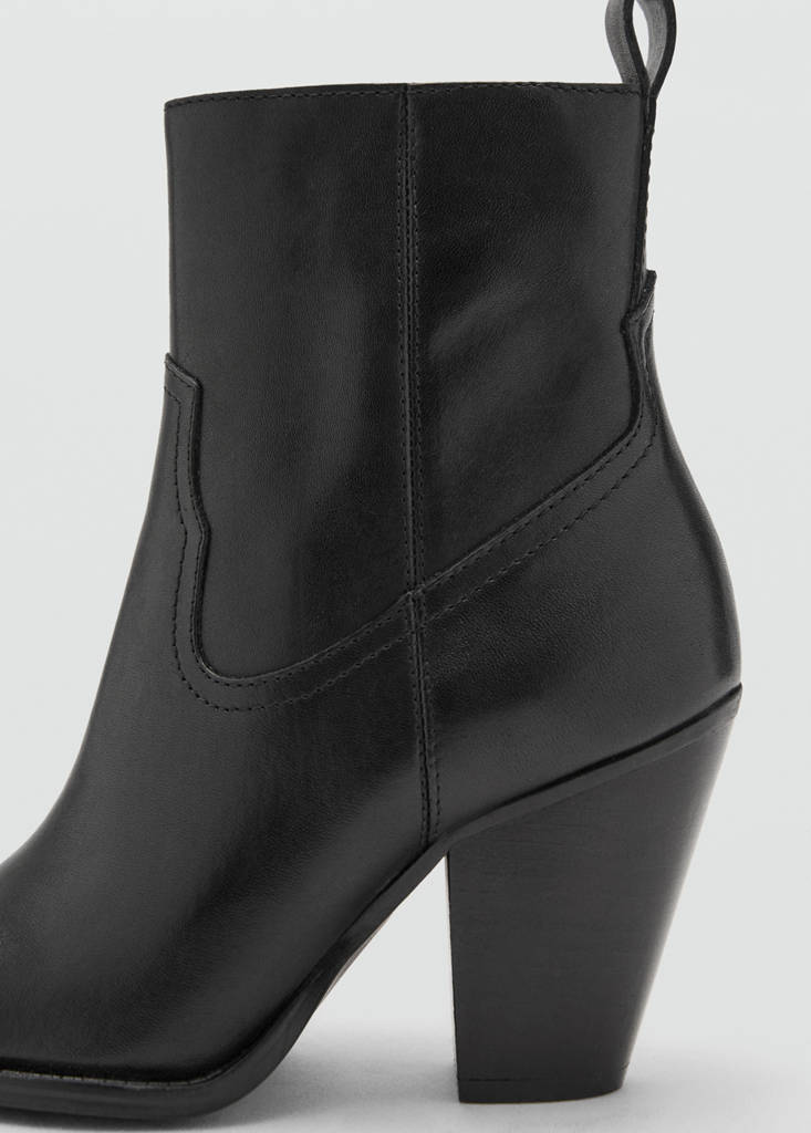 Bottines Cuir Talon Bloc
