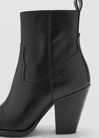 Bottines Cuir Talon Bloc
