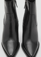 Bottines Cuir Talon Bloc