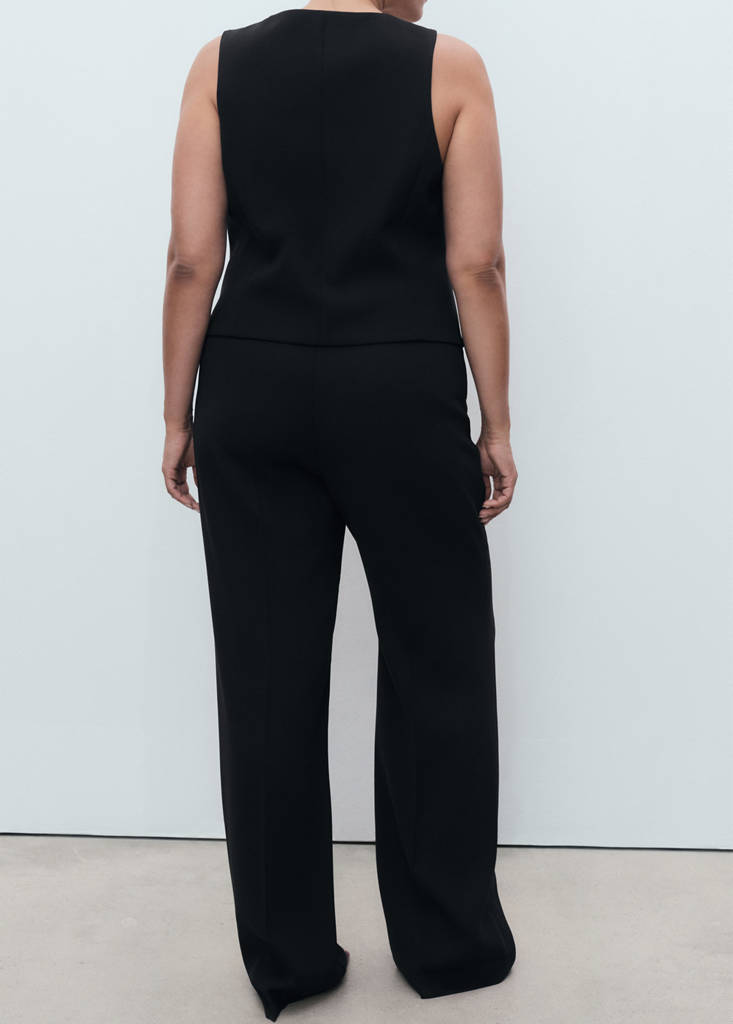 Pantalon De Costume Droit Taille Normale