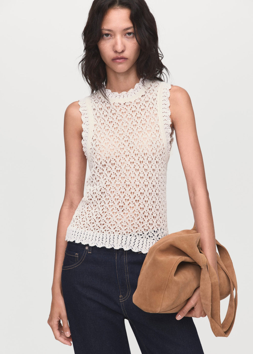 Top Maille Ajourée