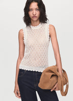 Top Maille Ajourée