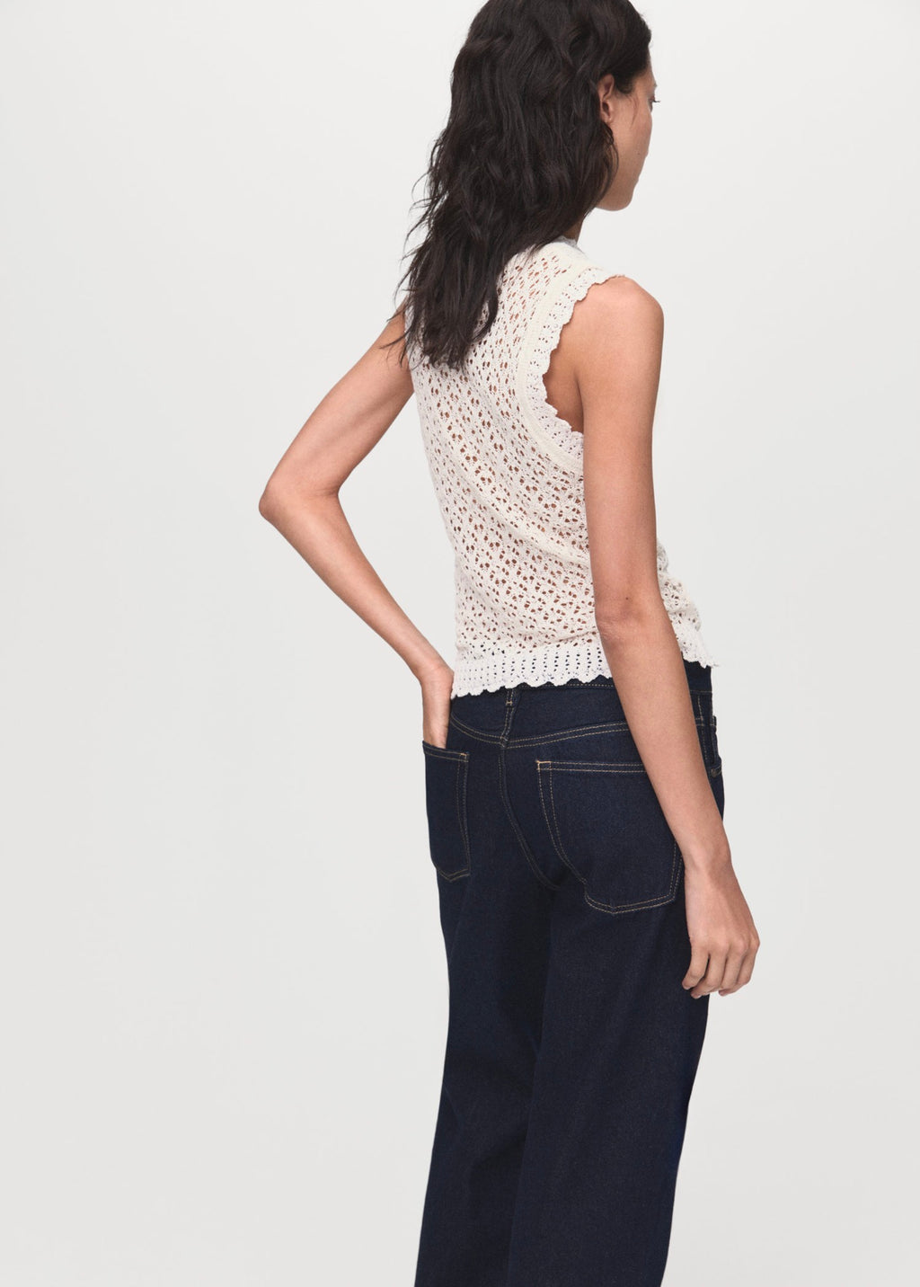 Top Maille Ajourée