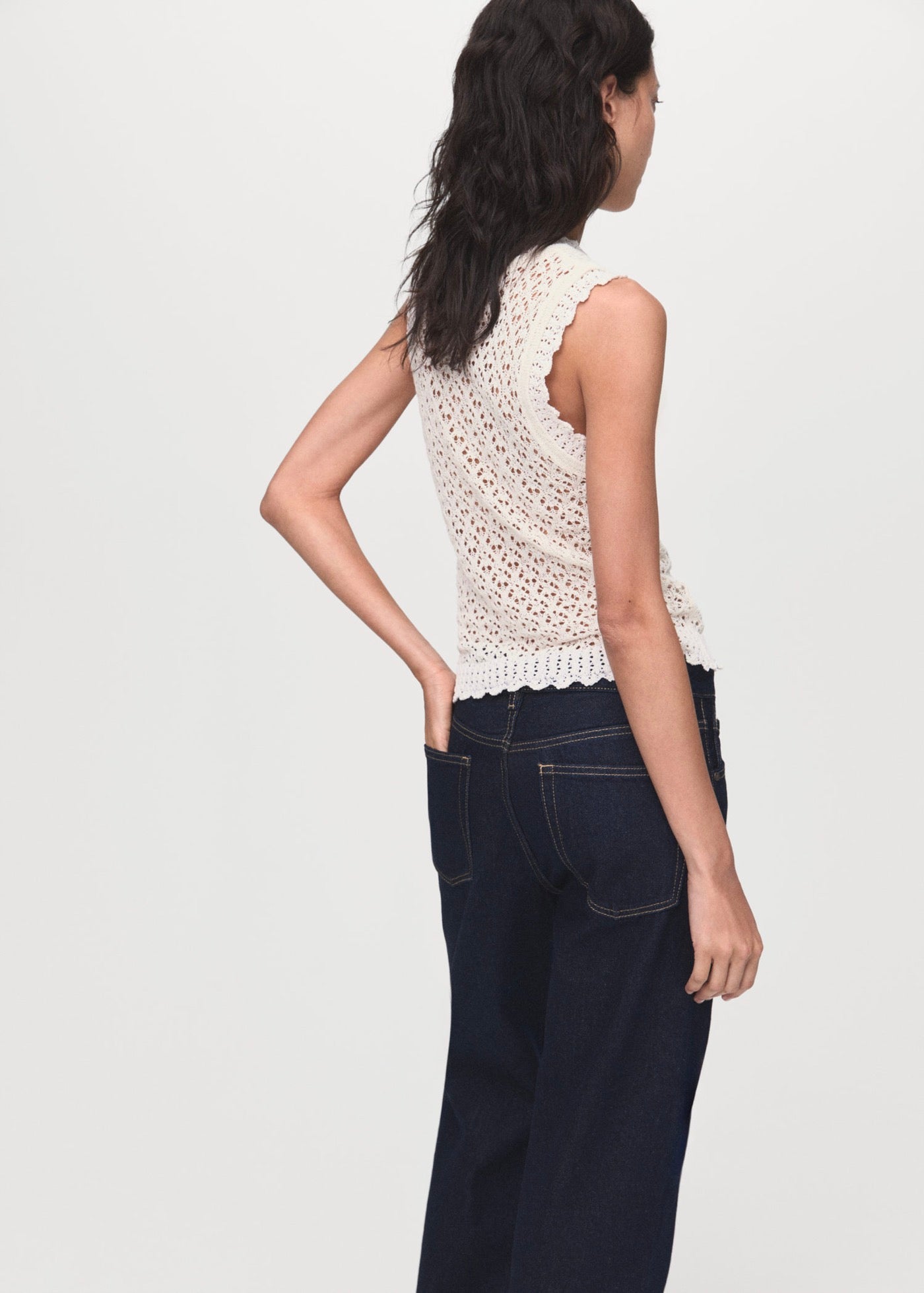 Top Maille Ajourée