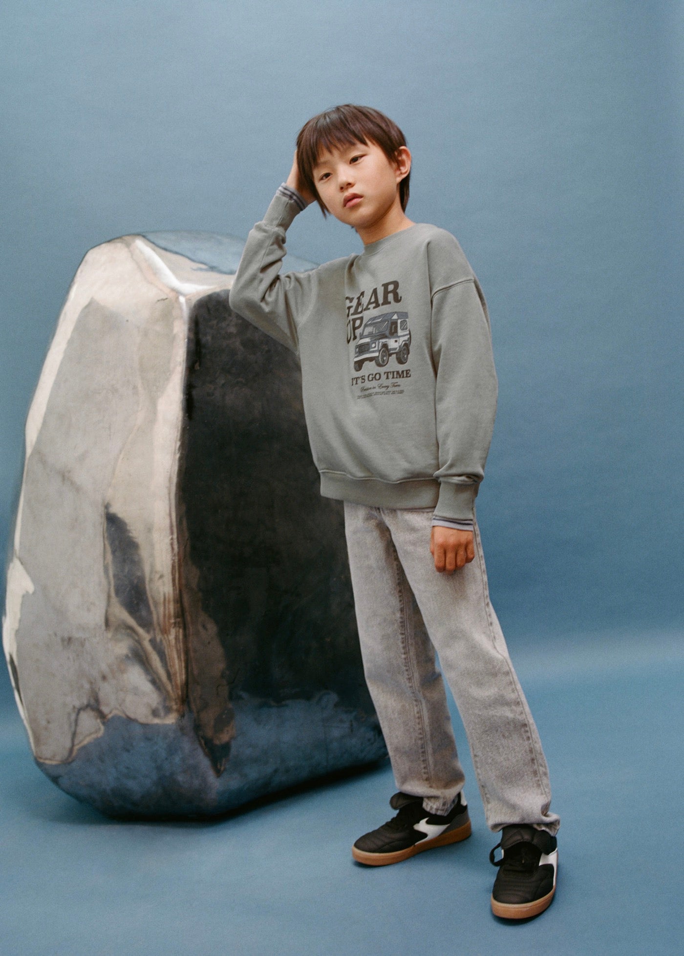 Sweat Gearup Gris - Garçon
