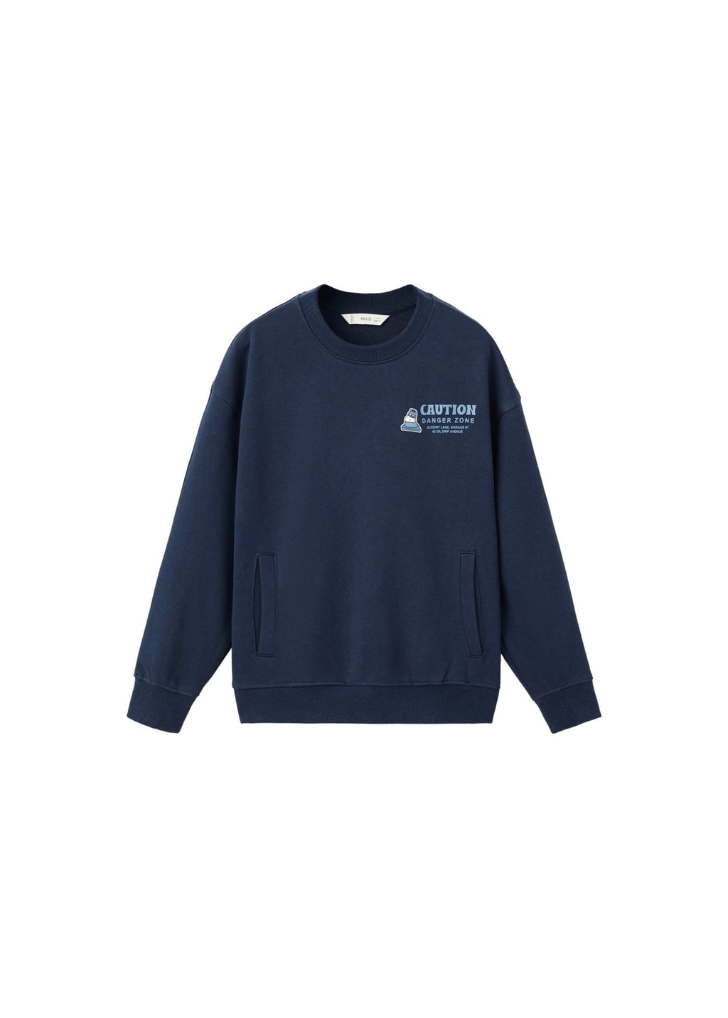 Sudadera Caution Azul Marino - Niño