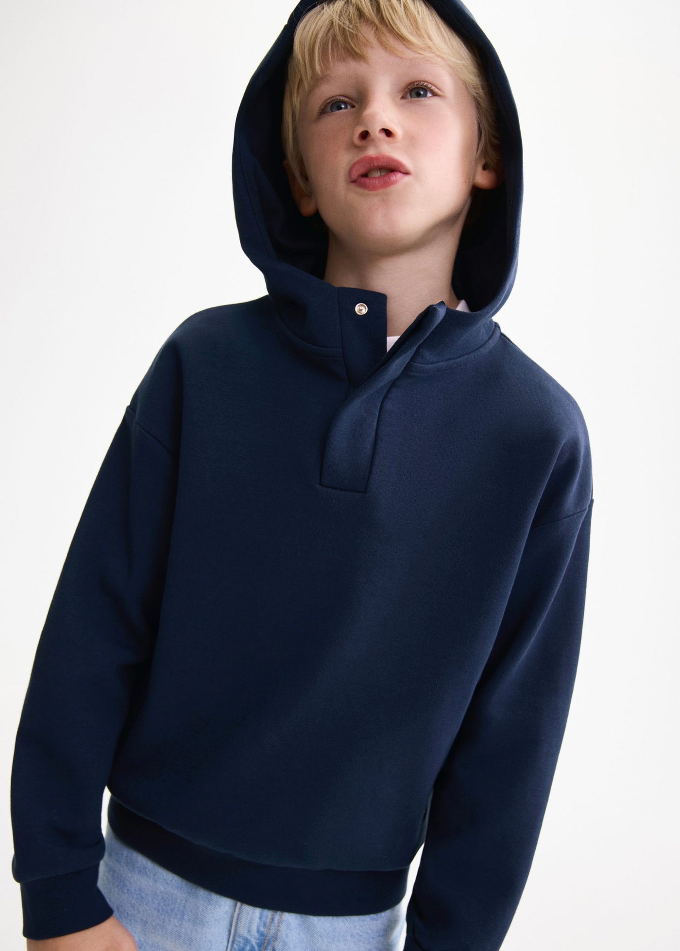 Sudadera Zipset Azul Marino - Niño