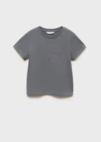 T-Shirt Diego Gris Anthracite - Fille
