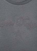 T-Shirt Diego Gris Anthracite - Fille