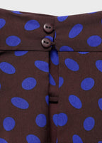 Blouse À Pois Col Bénitier