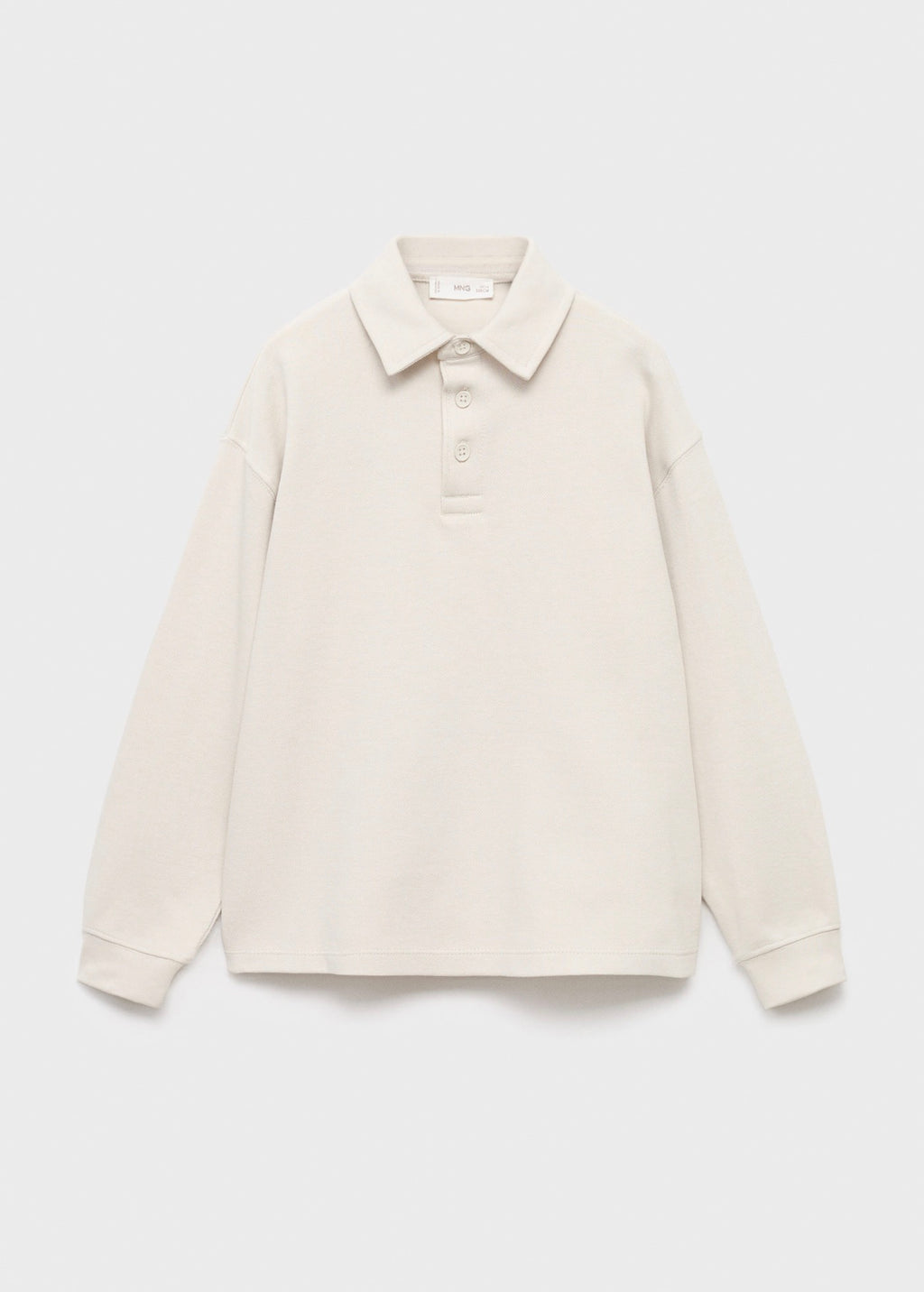 Sudadera Polos Gris Glaciar - Niño