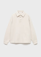 Sudadera Polos Gris Glaciar - Niño