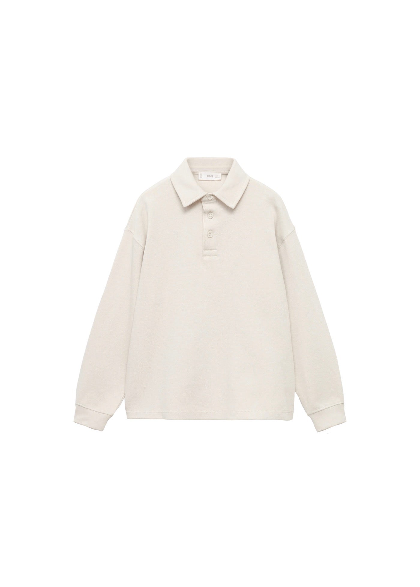 Sudadera Polos Gris Glaciar - Niño