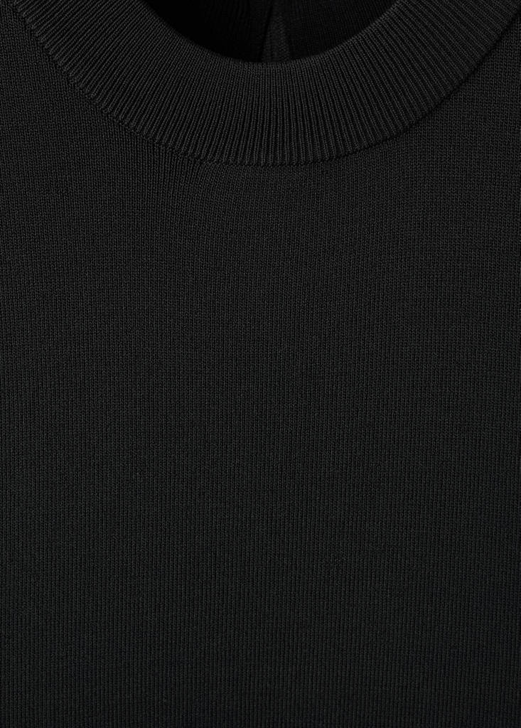 Robe À Ceinture Tissu Combiné