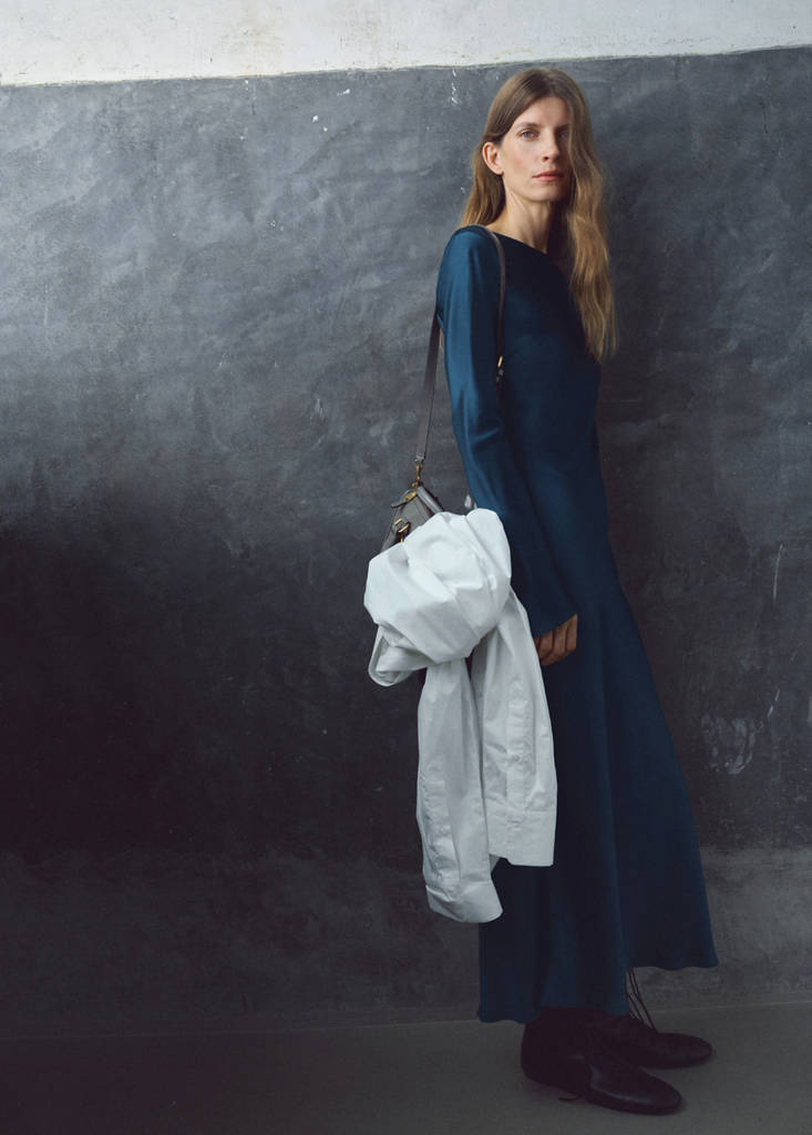 Robe Longue Satinée