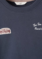 Sweat Views Bleu Marine - Garçon