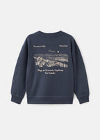 Sweat Views Bleu Marine - Garçon