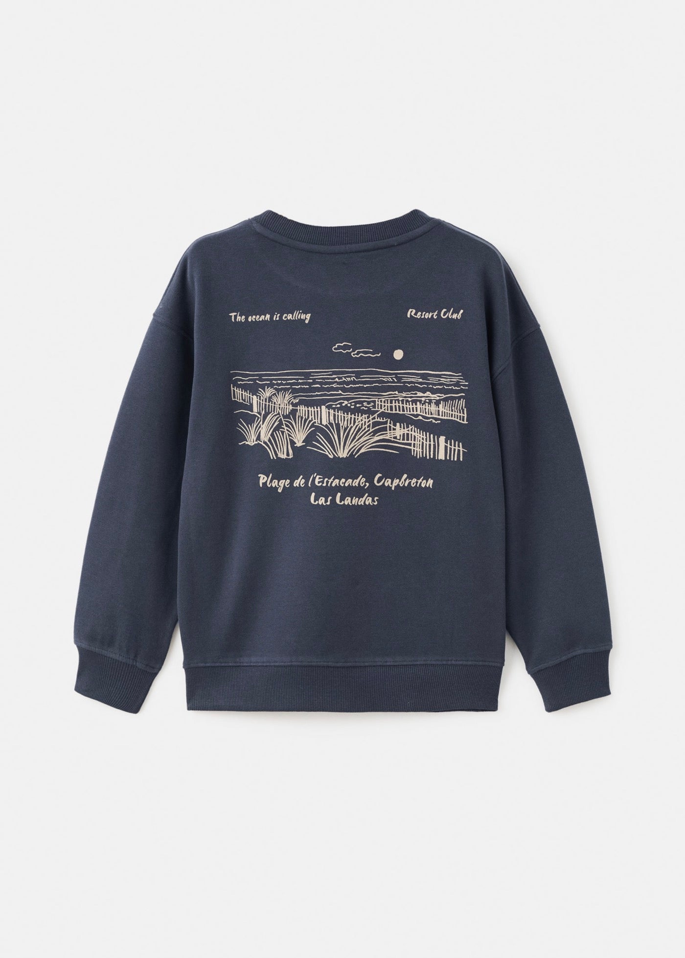 Sweat Views Bleu Marine - Garçon