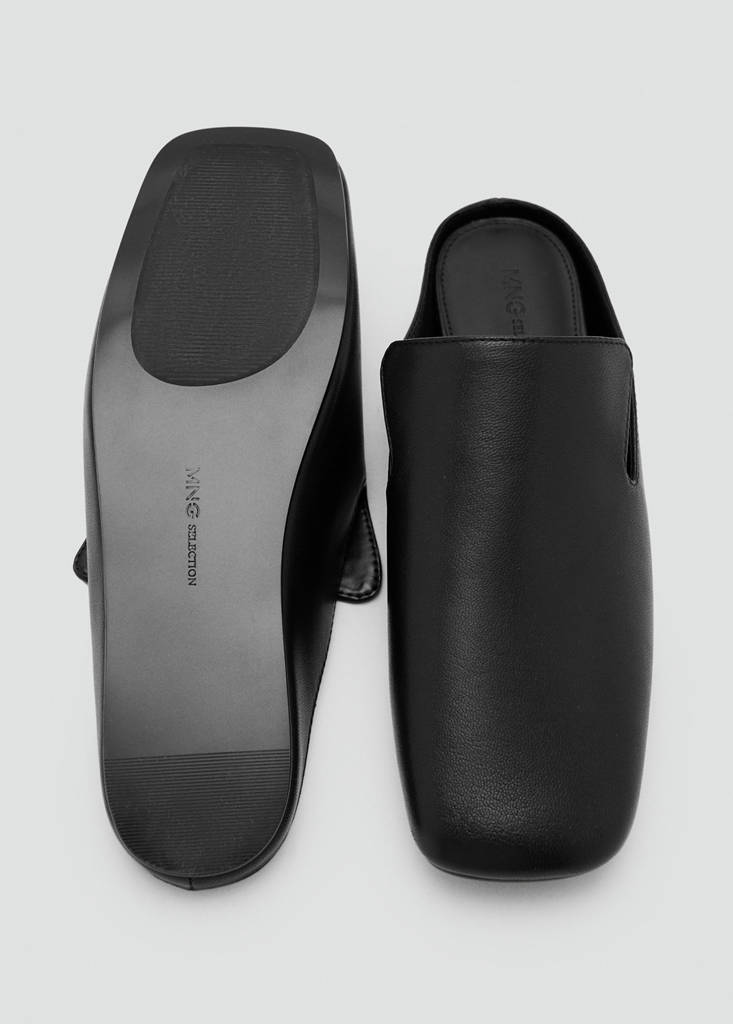 Chaussures Cuir Bout Carré