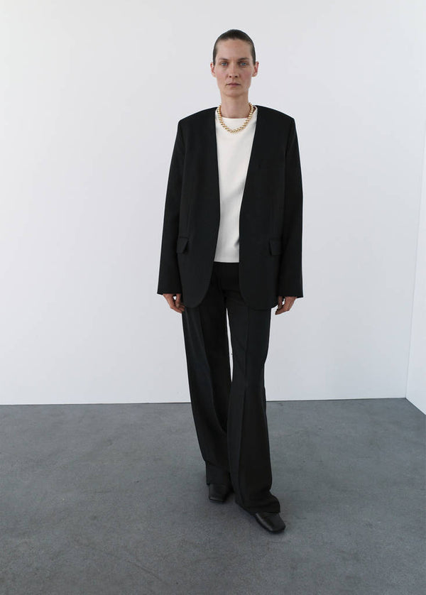 Blazer Costume Sans Revers