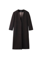 Manteau Long En Laine