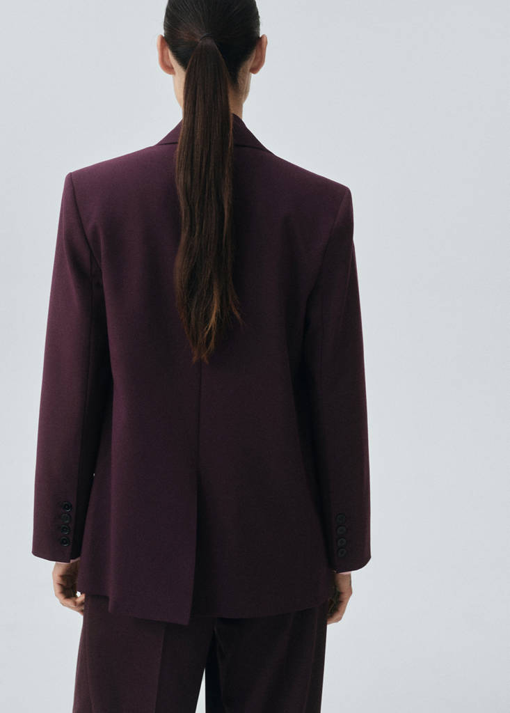 Blazer Costume Laine Mélangée