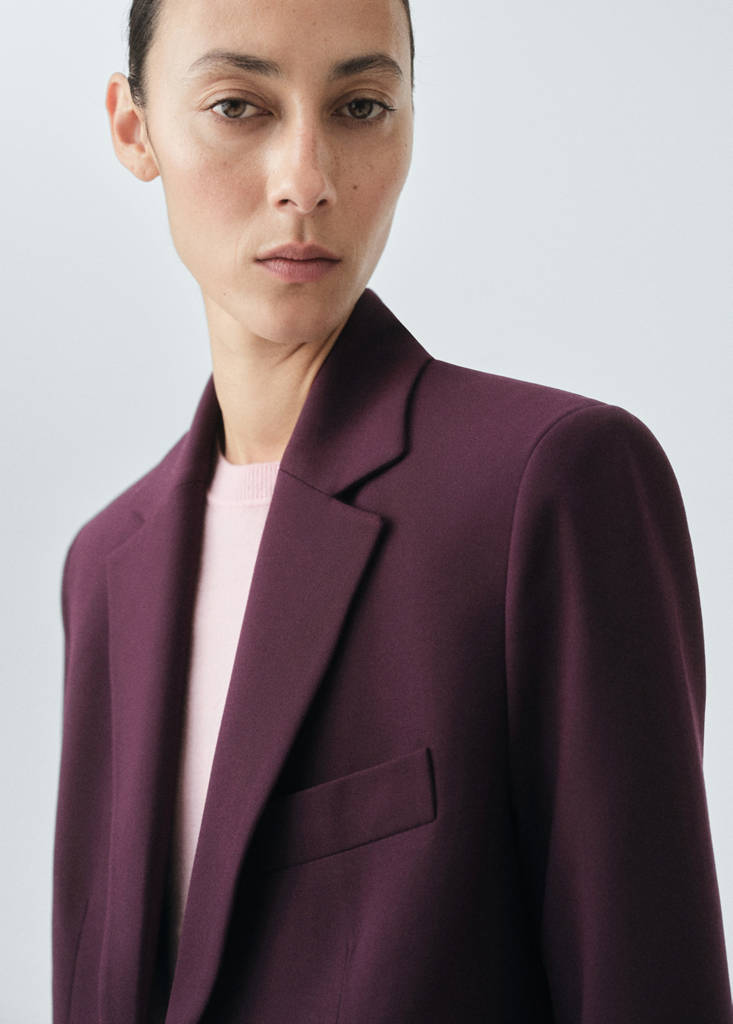 Blazer Costume Laine Mélangée