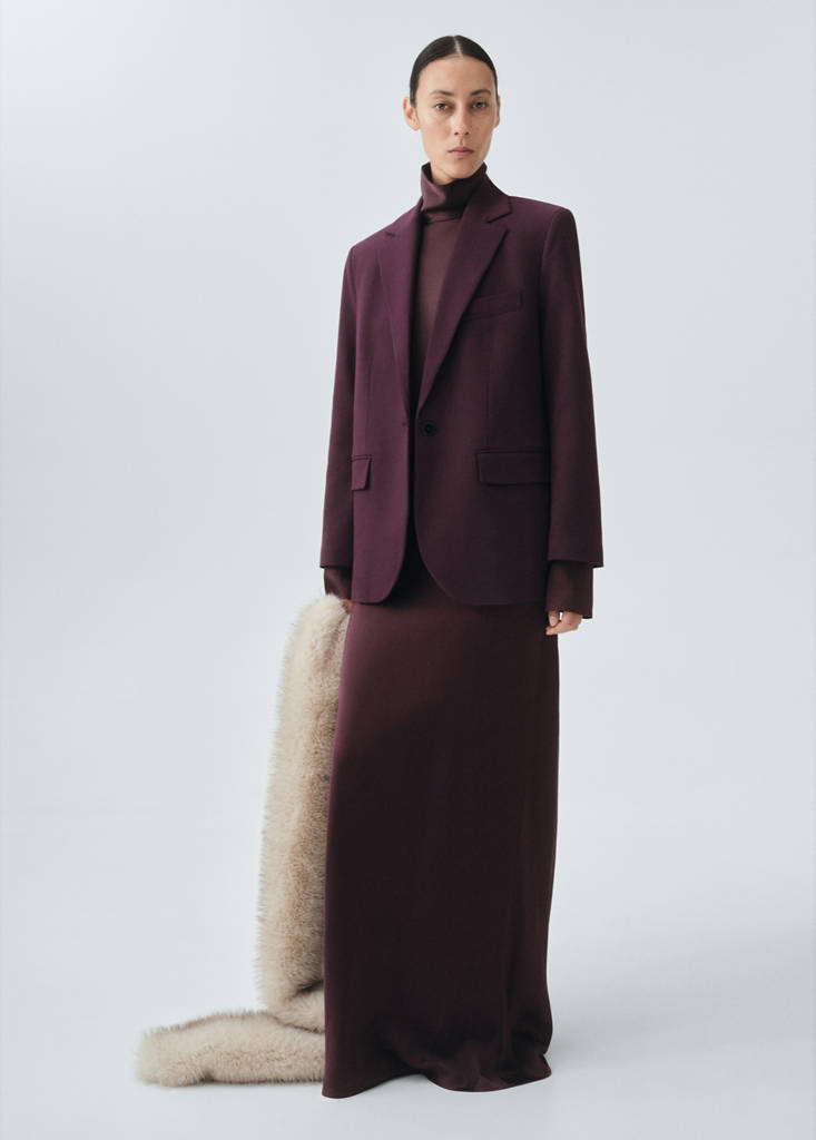 Blazer Costume Laine Mélangée