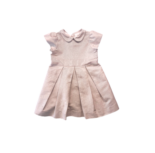 Bonpoint - Robe Rose Patineuse Fil Doré - 4 Ans