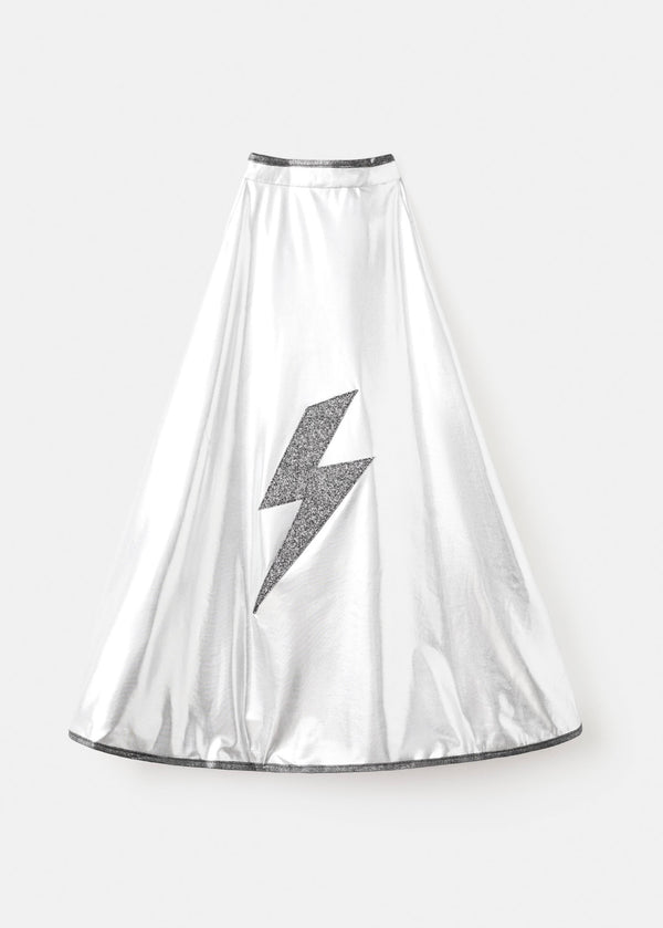 Capa Hero Plateado - Niño