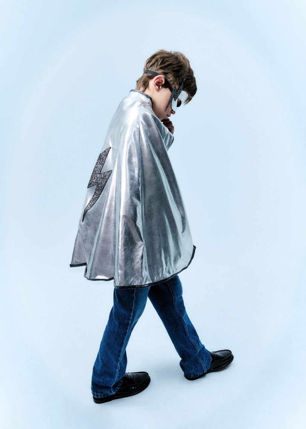 Cape Hero Argent - Garçon