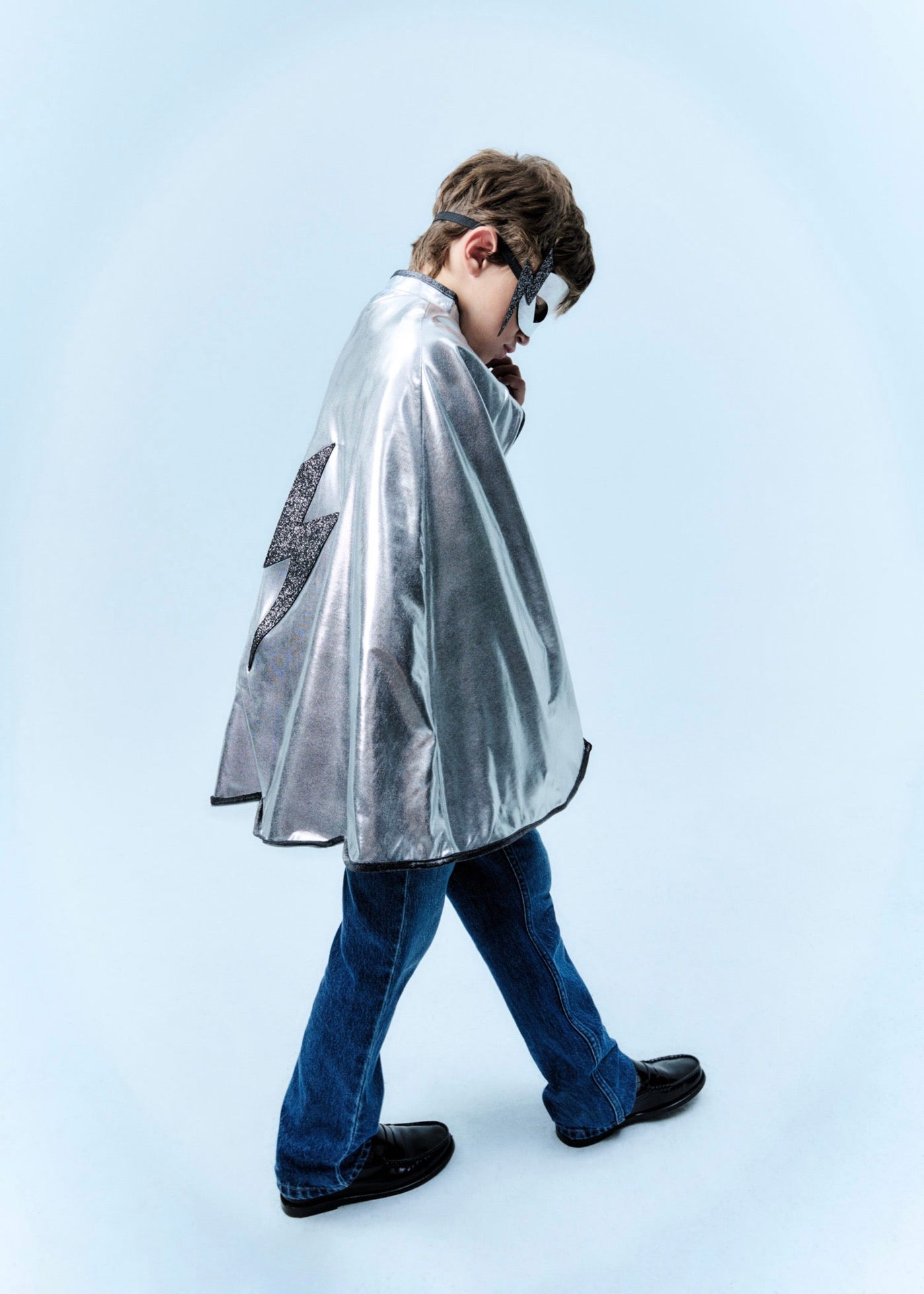 Cape Hero Argent - Garçon