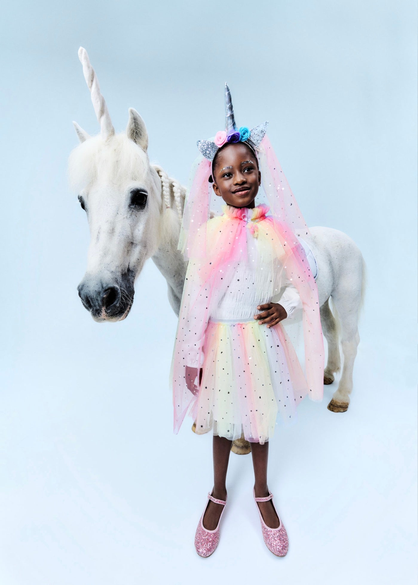 Jupe Unicorn Violet Clair/Pastel - Fille