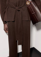 Pantalon Maille À Coutures