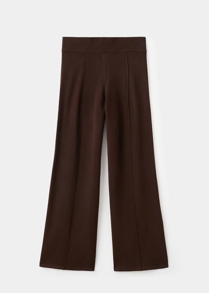 Pantalon Maille À Coutures