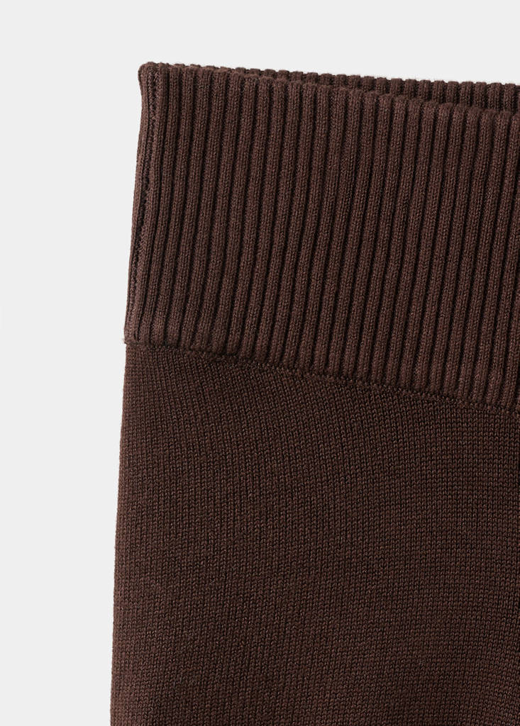 Pantalon Maille À Coutures