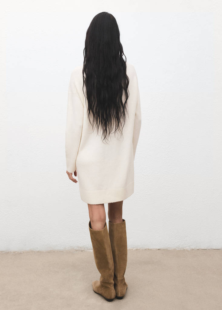 Robe Maille Col Roulé