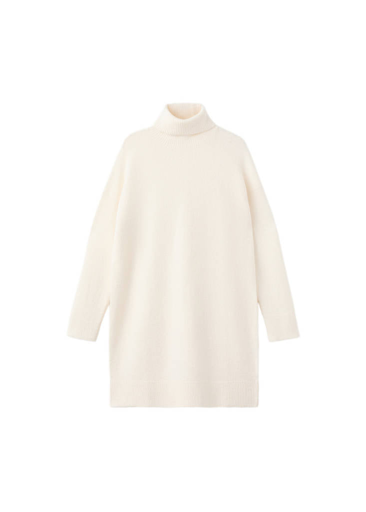 Robe Maille Col Roulé