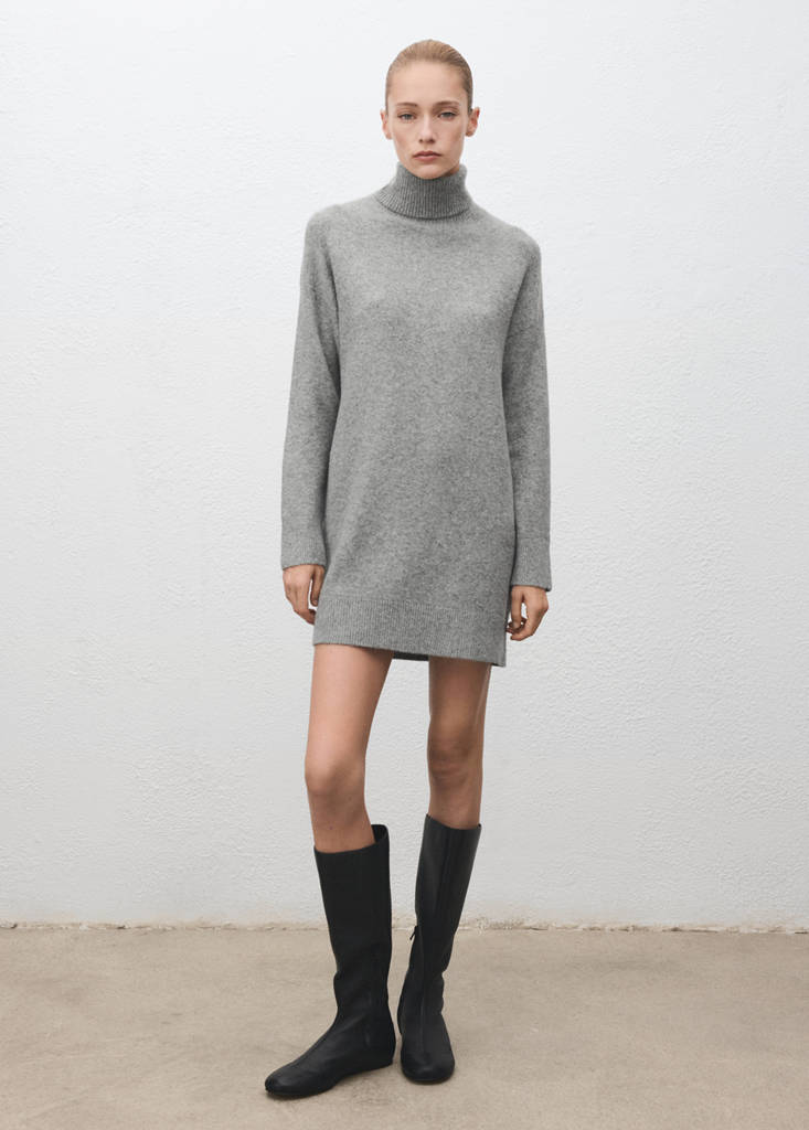 Robe Maille Col Roulé