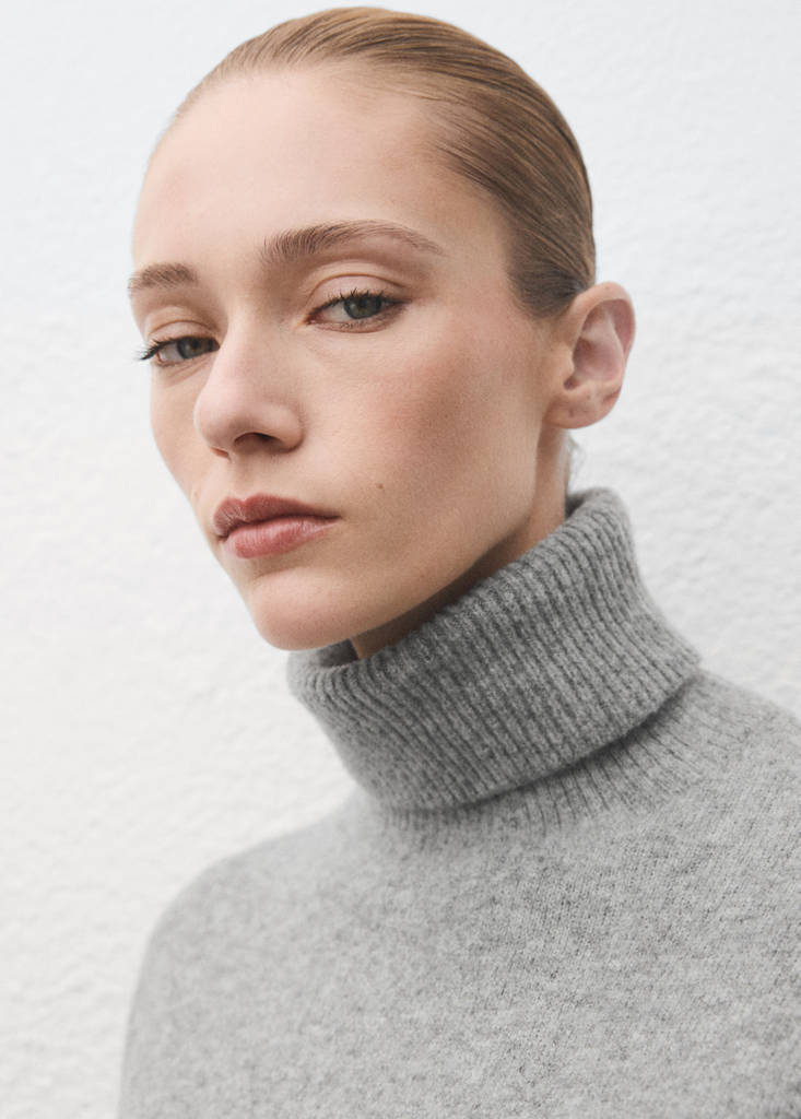 Robe Maille Col Roulé