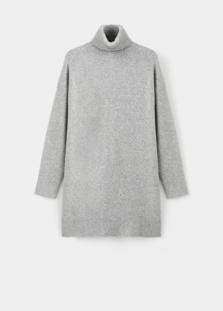 Robe Maille Col Roulé