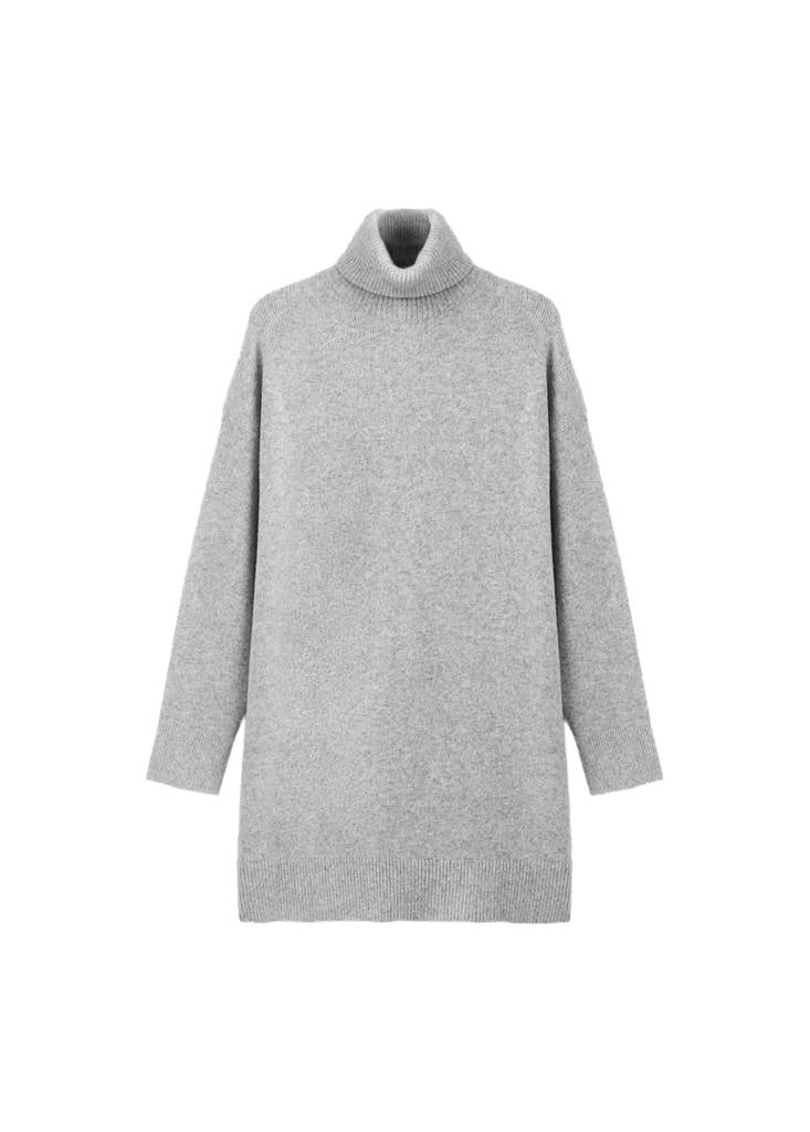 Robe Maille Col Roulé