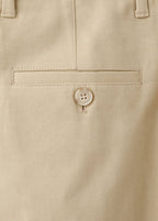 Pantalon Denim Droit À Pinces
