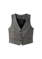 Gilet Laine Jaspée