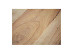 Twist Dining Table - Solid Acacia Wood and Black Metal Legs